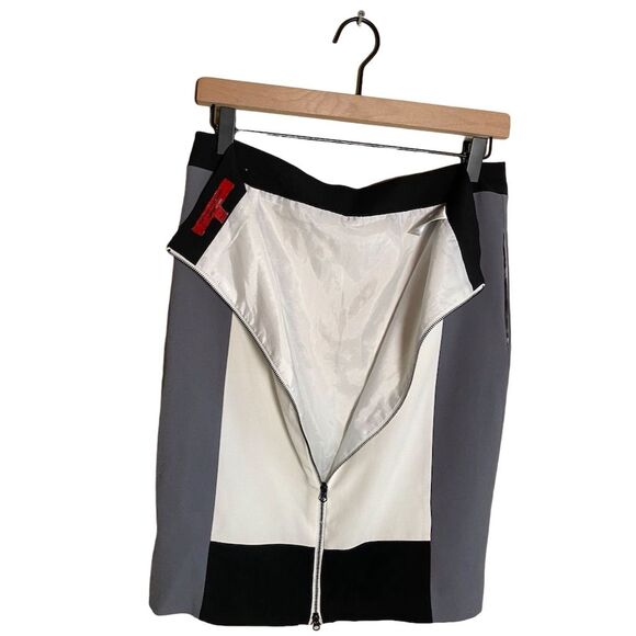 Narciso Rodriguez for Design Women's Colorblock Pencil Skirt Size 2 Multicolor - Picture 9 of 10